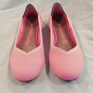 Rothy’s Retired Begonia Pink Round Toe Flats Size 7